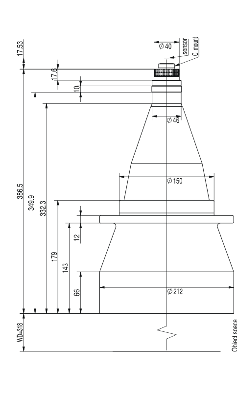 LS-TCL-2552 dimensions (mm)