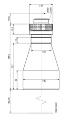 LS-TCL-2538 dimensions (mm)