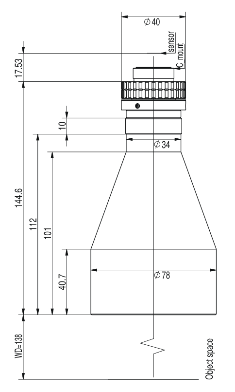 LS-TCL-2541 dimensions (mm)