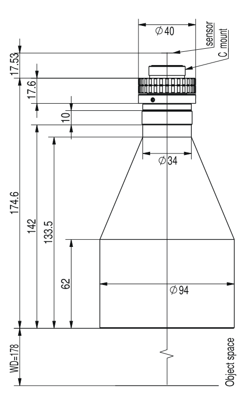 LS-TCL-2544 dimensions (mm)