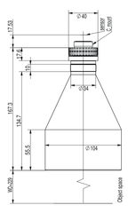 LS-TCL-2545 dimensions (mm)