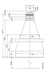 LS-TCL-2583 dimensions (mm)