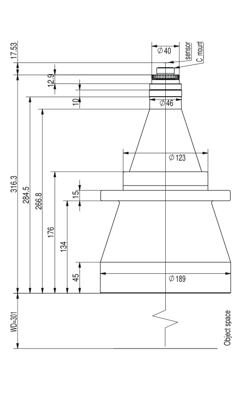 LS-TCL-2586 dimensions (mm)