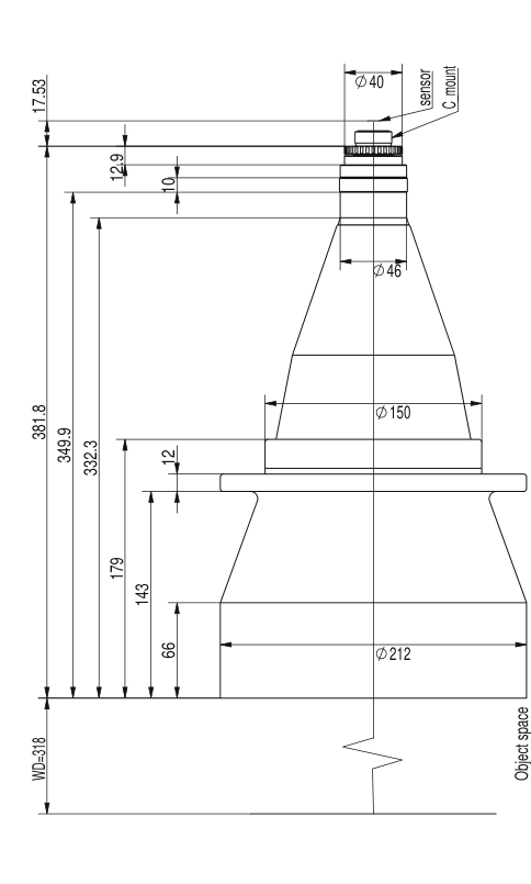 LS-TCL-2587 dimensions (mm)
