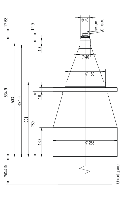 LS-TCL-2590 dimensions (mm)