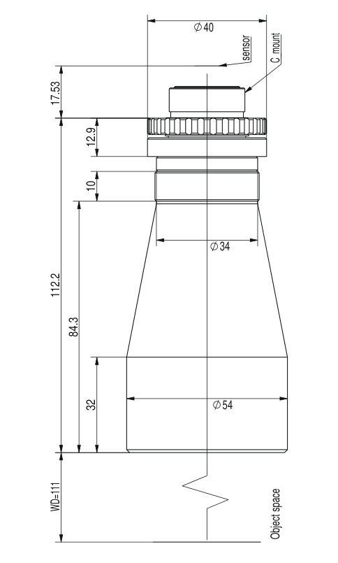 LS-TCL-2570 dimensions (mm)