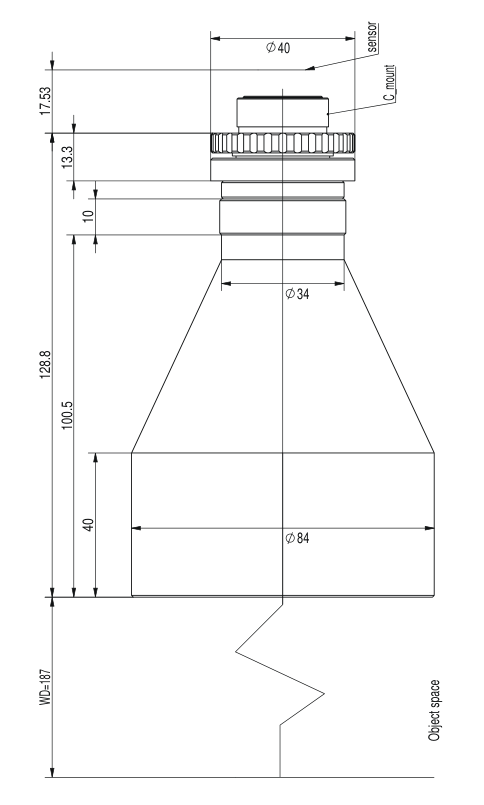 LS-TCL-2577 dimensions (mm)
