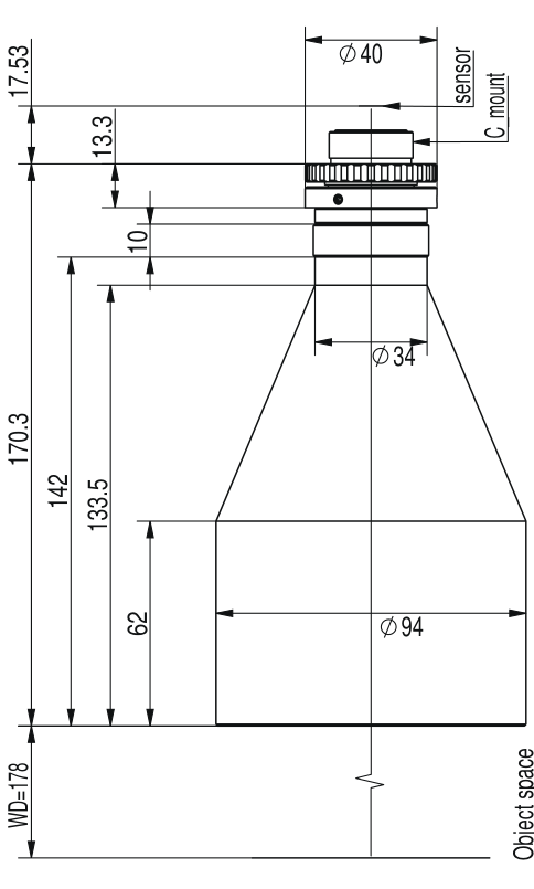 LS-TCL-2579 dimensions (mm)