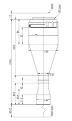 LS-TCL-2603 dimensions (mm)