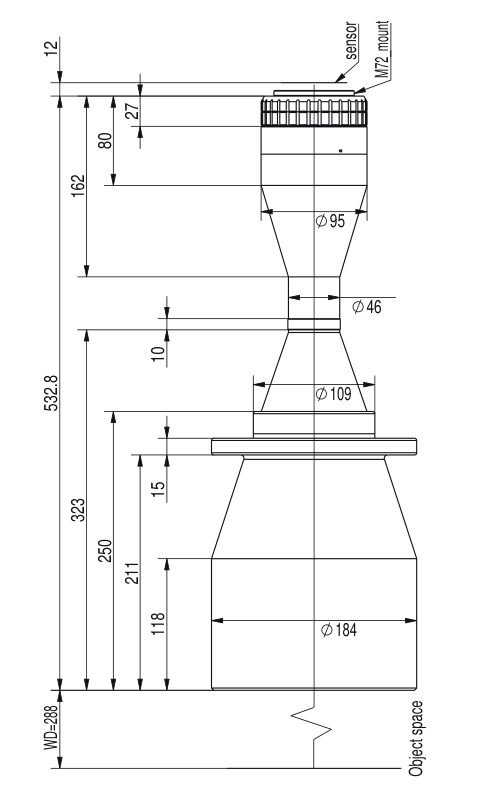LS-TCL-2619 dimensions (mm)