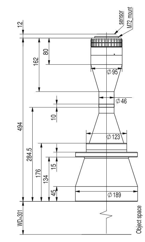 LS-TCL-2620 dimensions (mm)