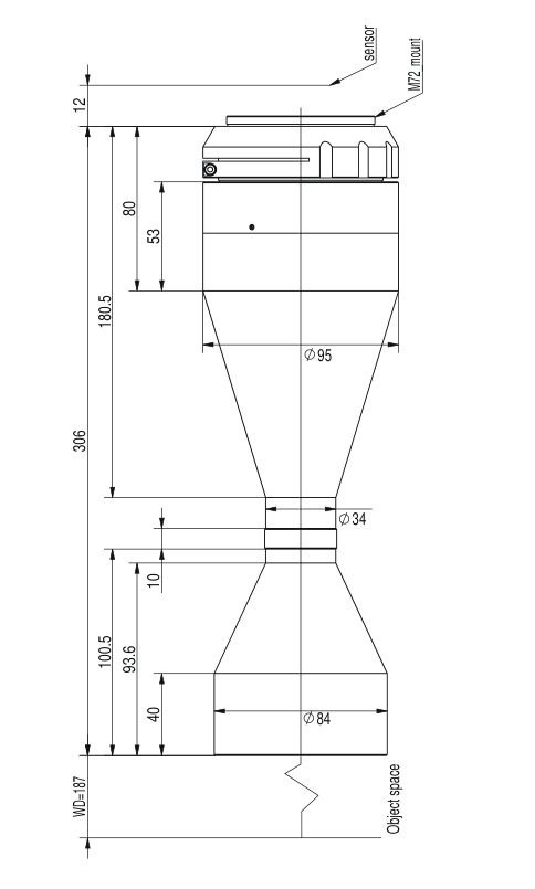 LS-TCL-2611 dimensions (mm)