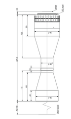 LS-TCL-2612 dimensions (mm)