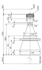 LS-TCL-2640 dimensions (mm)