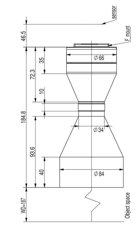 LS-TCL-2631 dimensions (mm)