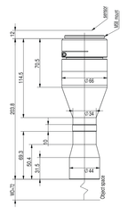 LS-TCL-2655 dimensions (mm)
