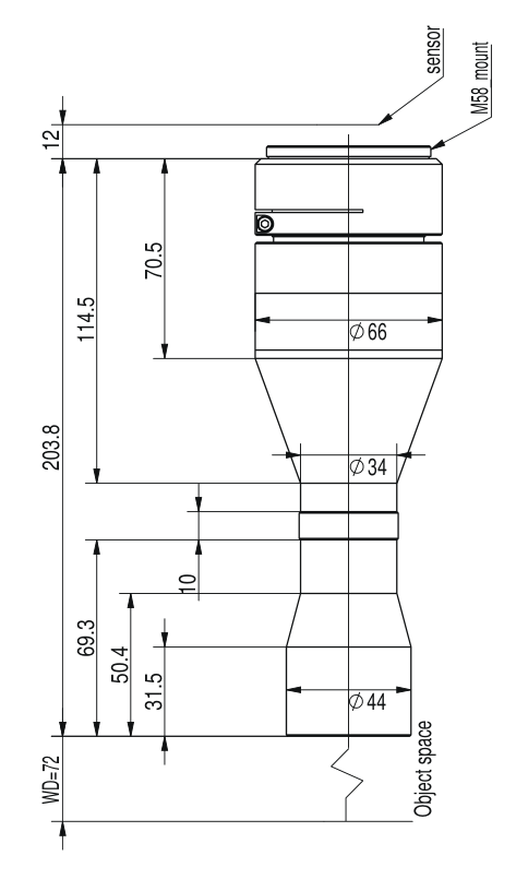 LS-TCL-2655 dimensions (mm)