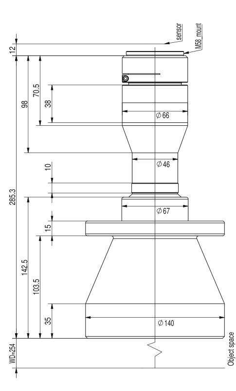 LS-TCL-2668 dimensions (mm)