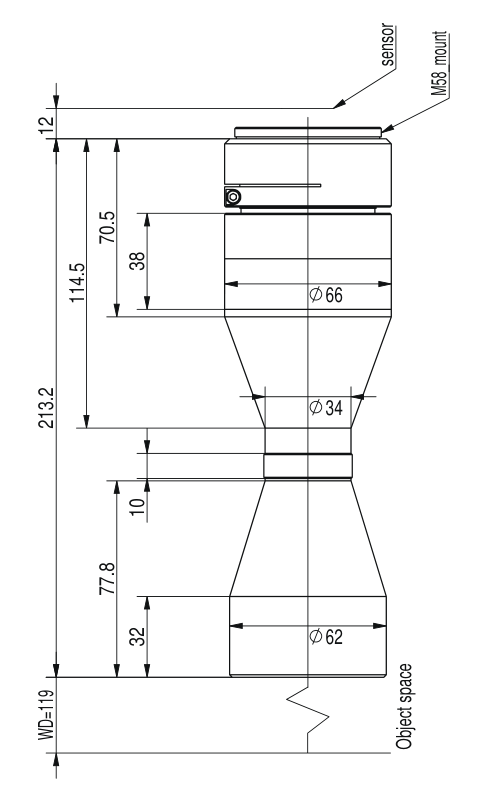 LS-TCL-2657 dimensions (mm)