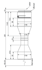 LS-TCL-2659 dimensions (mm)