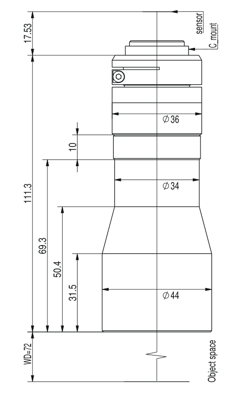 LS-TCL-2679 dimensions (mm)