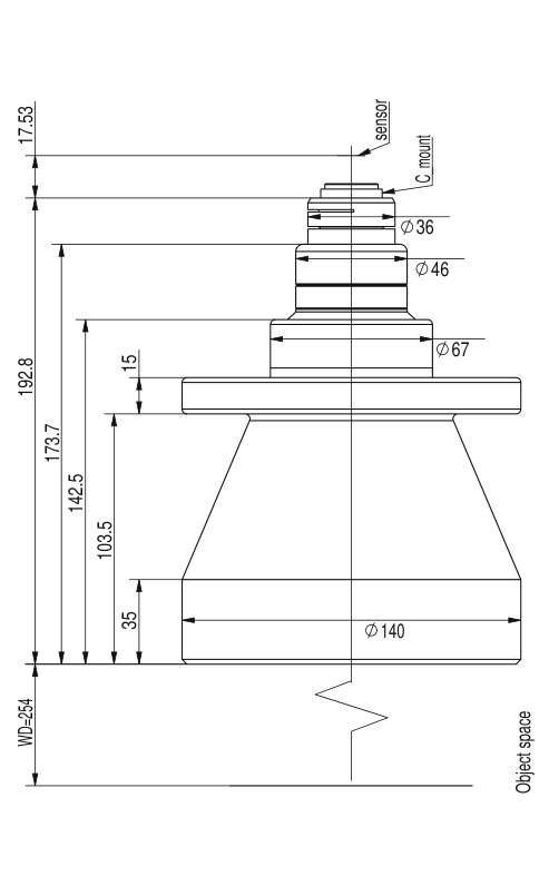 LS-TCL-2694 dimensions (mm)