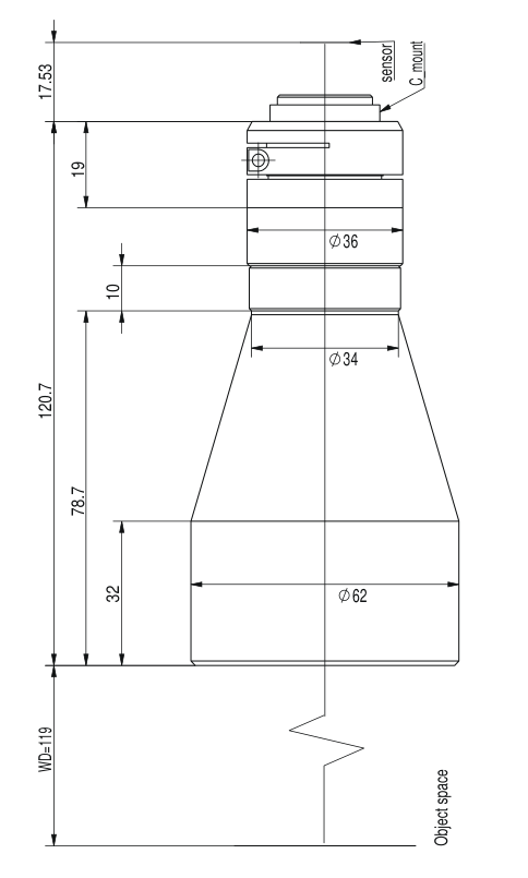 LS-TCL-2683 dimensions (mm)