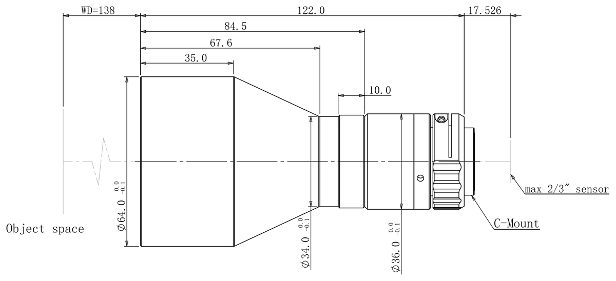 LS-TCL-2686 dimensions (mm)