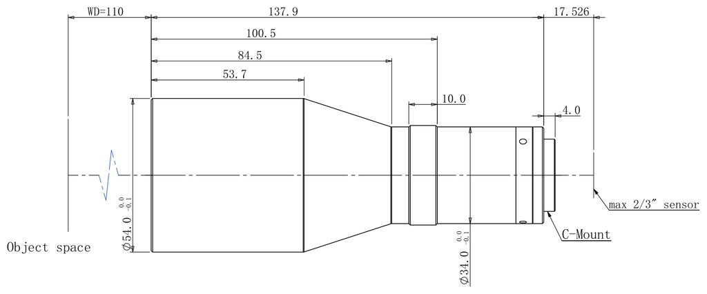 LS-TCL-2680 dimensions (mm)