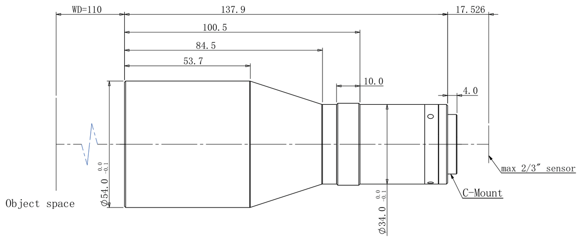 LS-TCL-2680 dimensions (mm)