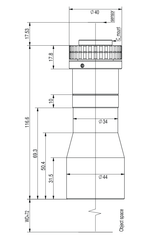 LS-TCL-2703 dimensions (mm)