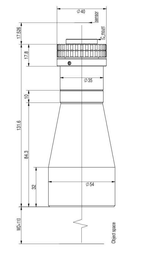 LS-TCL-2704 dimensions (mm)