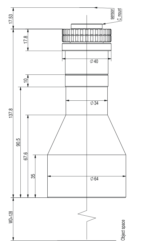 LS-TCL-2707 dimensions (mm)