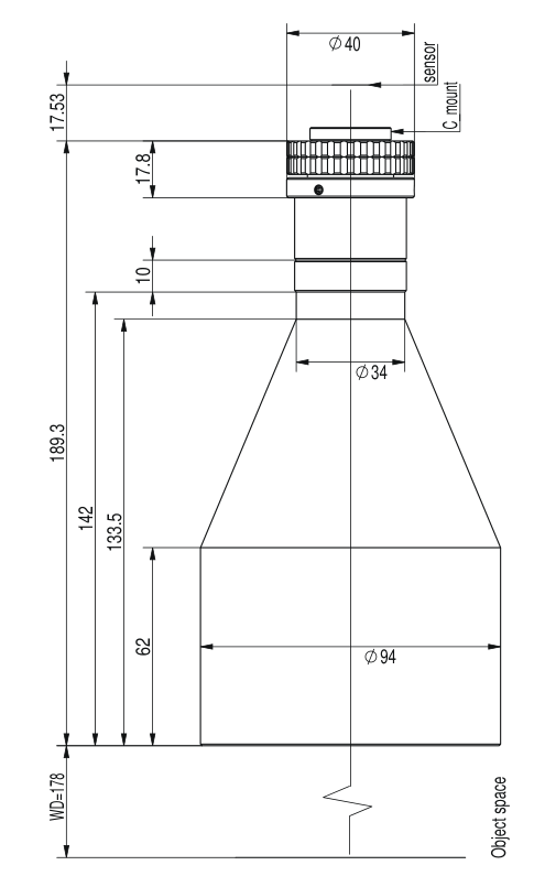 LS-TCL-2711 dimensions (mm)