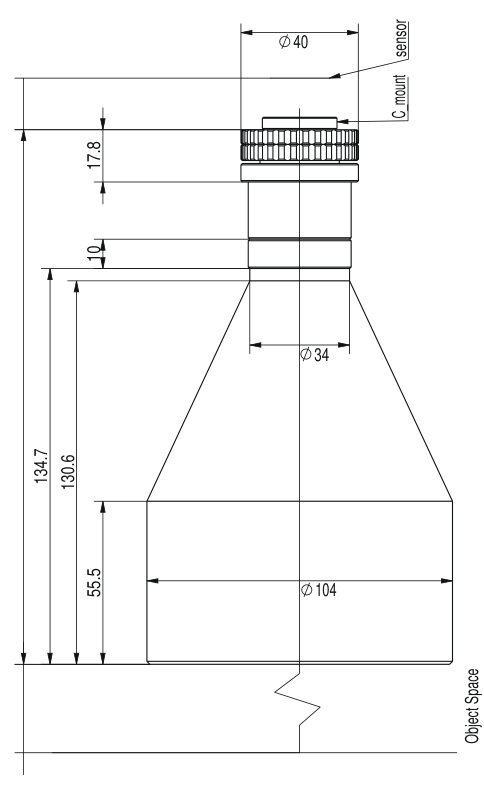 LS-TCL-2712 dimensions (mm)