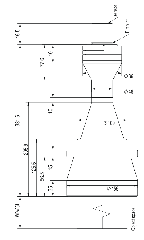 LS-TCL-2737 dimensions (mm)