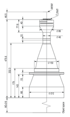 LS-TCL-2741 dimensions (mm)