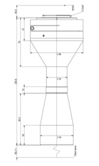 LS-TCL-2723 dimensions (mm)