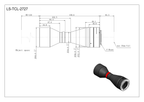 LS-TCL-2727 dimensions (mm)