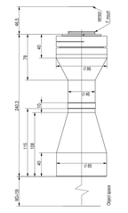 LS-TCL-2730 dimensions (mm)