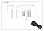 LS-TCL-2750 dimensions (mm)