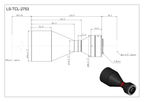 LS-TCL-2753 dimensions (mm)
