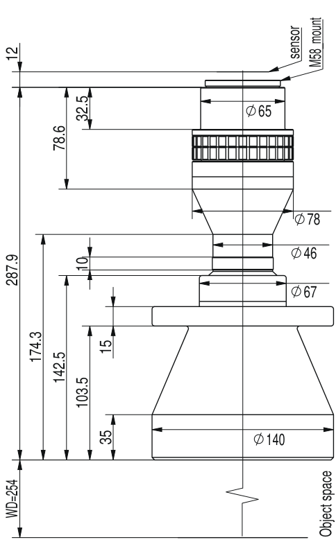 LS-TCL-2782 dimensions (mm)