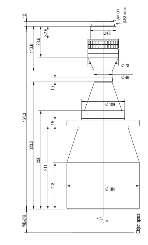 LS-TCL-2786 dimensions (mm)