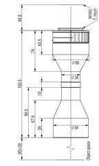 LS-TCL-2773 dimensions (mm)