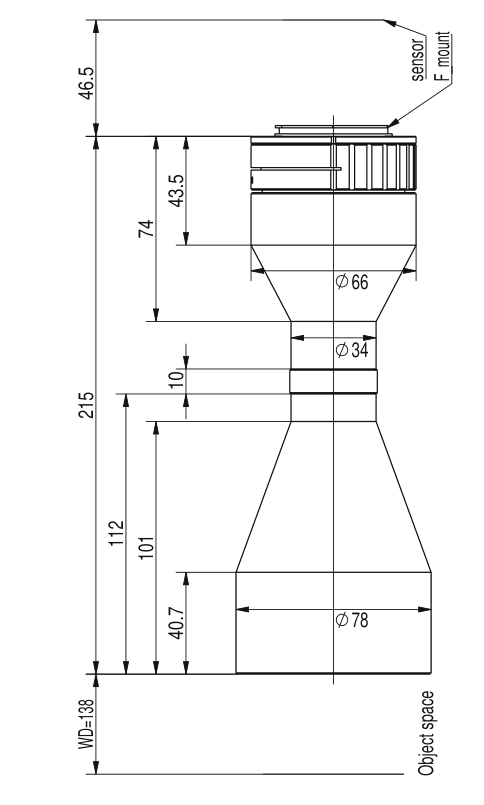 LS-TCL-2775 dimensions (mm)