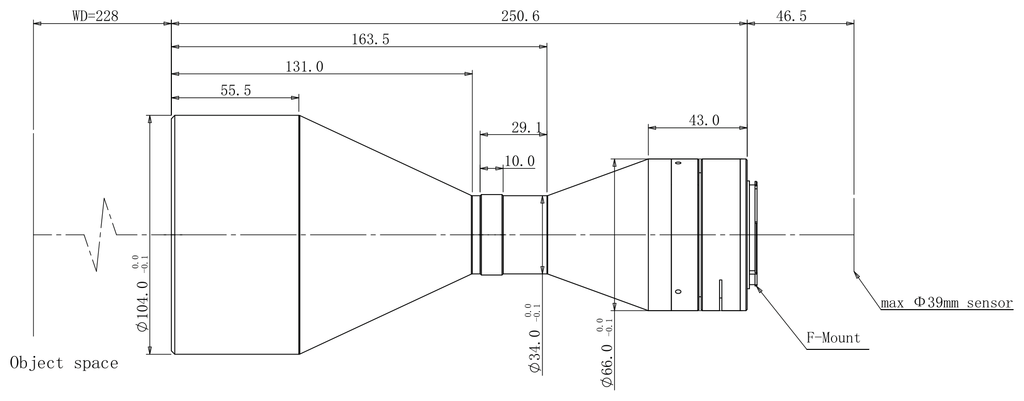 LS-TCL-2781 dimensions (mm)