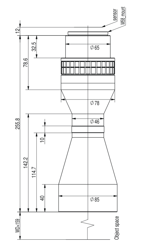 LS-TCL-2777 dimensions (mm)