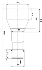 LS-TCL-2792 dimensions (mm)
