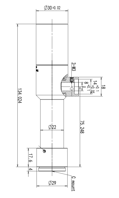 LS-TCL-2801 dimensions (mm)